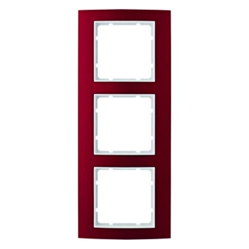 BERKER 10133022 AFDEKRAAM 3V B3 AL RD/PW afbeelding 2
