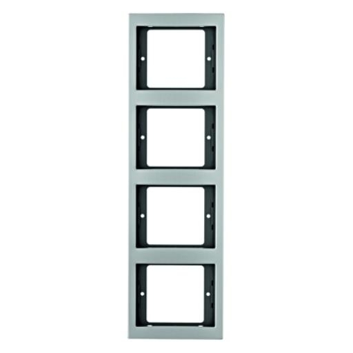 BERKER 13437003 AFDEKRAAM 4V VERT K5 ALU afbeelding 2