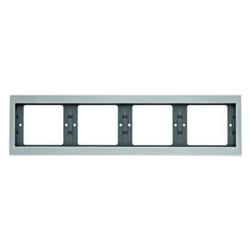 BERKER 13837003 AFDEKRAAM 4V HOR K5 ALU afbeelding 2