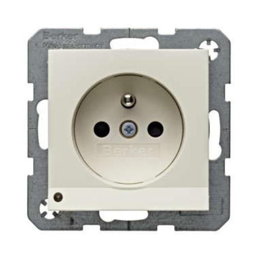 BERKER 6765108982 WCD PA INB 1V+CTRL S1 WT GLANS afbeelding 2