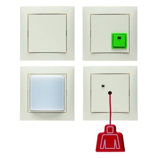 BERKER 52008982 NOODOPROEPSET MIVA S1 WT GLANS afbeelding 2