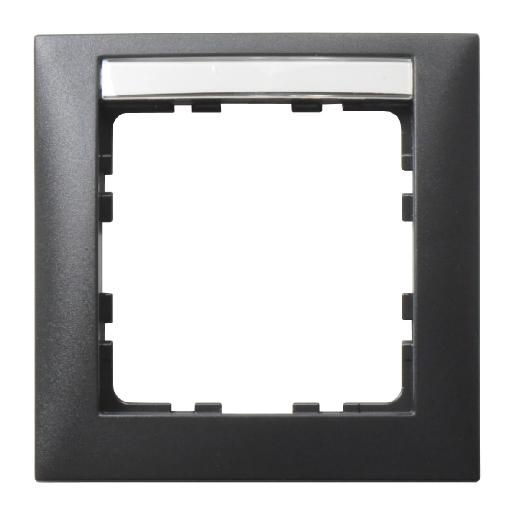 BERKER 10119969 AFDEKRAAM 1V+TEKSTVELD S1 ANTR afbeelding 2