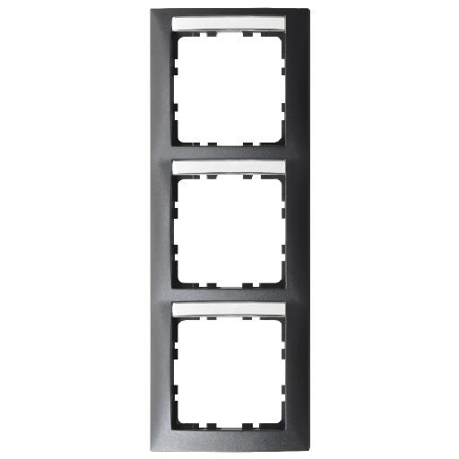 BERKER 10139969 AFDEKRAAM 3V+TEKSTV VERT ANTR afbeelding 2