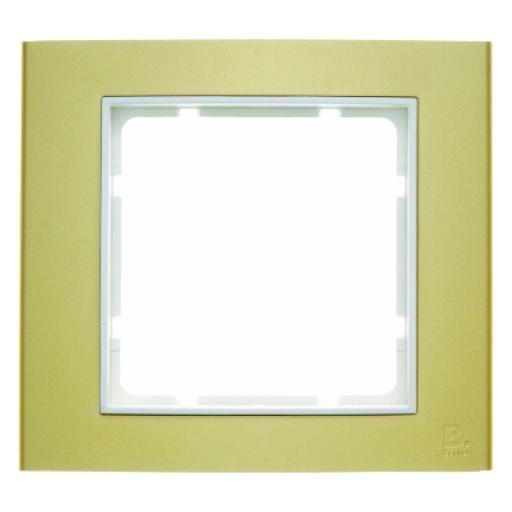 BERKER 10113046 AFDEKRAAM 1V B3 GOUD/WIT afbeelding 2