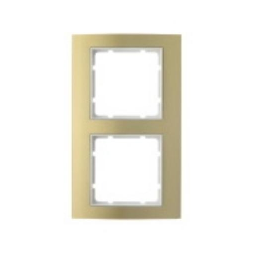 BERKER 10123046 AFDEKRAAM 2V B3 AL GOUD/WIT afbeelding 2