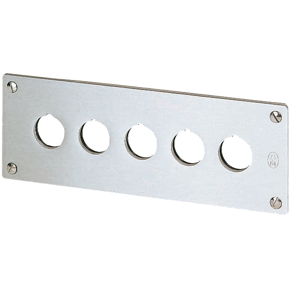 EATON M22-E5 INBOUWPLAAT 5V GS RAL7035 afbeelding 2