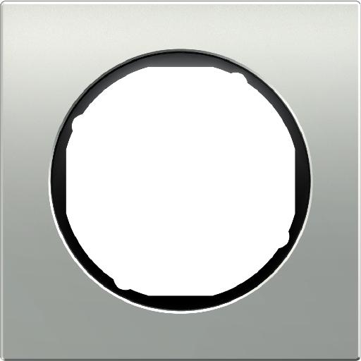 BERKER 10112284 AFDEKRAAM 1V R3 ALU/ZW afbeelding 2