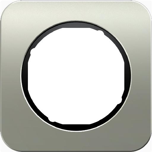 BERKER 10112104 AFDEKRAAM 1V R1 EDS/ZW afbeelding 2