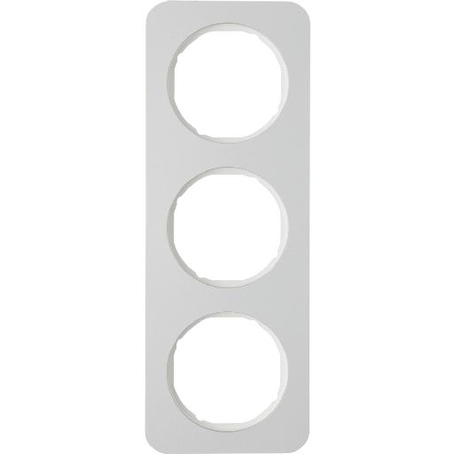 BERKER 10132174 AFDEKRAAM 3V R1 ALU/WT afbeelding 2