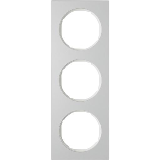BERKER 10132274 AFDEKRAAM 3V R3 ALU/WT afbeelding 2