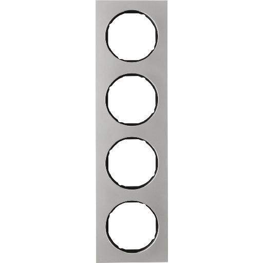 BERKER 10142204 AFDEKRAAM 4V R3 EDS/ZW afbeelding 2