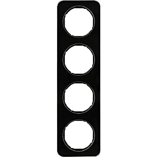BERKER 10142116 AFDEKRAAM 4V R1 GLASZW afbeelding 2