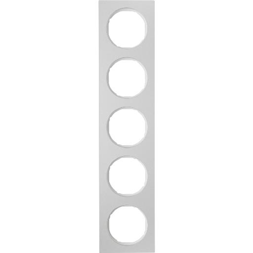 BERKER 10152274 AFDEKRAAM 5V R3 ALU/WT afbeelding 2