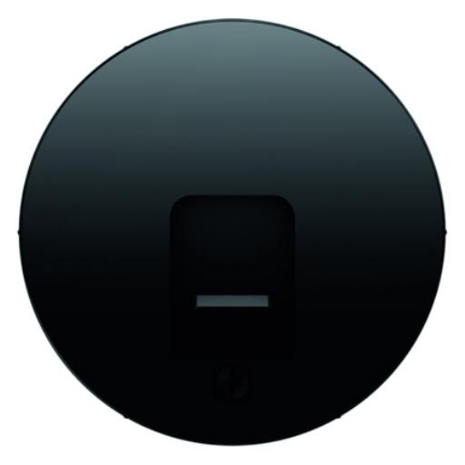 Berker centraalplaat computeraansluiting 1xRJ45  R1-R3 zwart 11702045 afbeelding 2