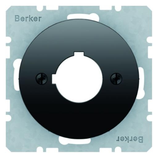 Berker centraalplaat meet-regeltoestellen R1-R3 zwart (14322045) afbeelding 2