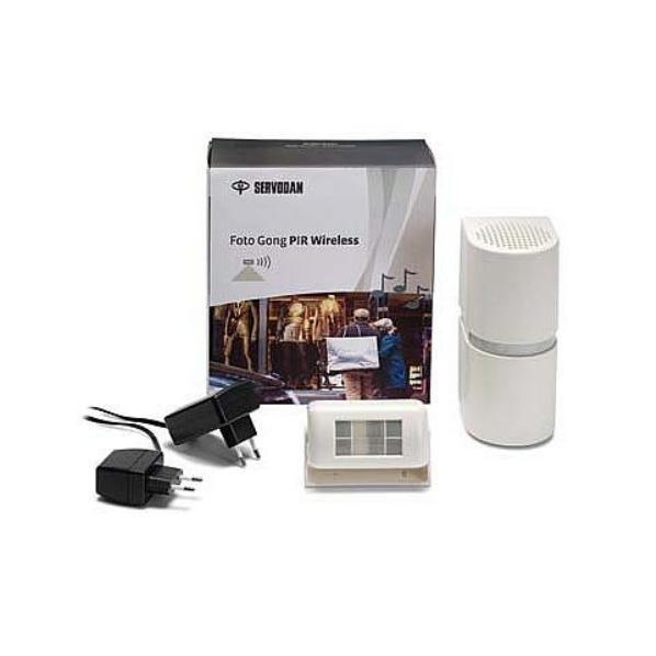 SERVODAN 33-450 GONG DRAADLOOS+PIR 230V/12VDC