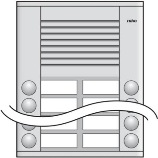 Buitenpost Audio opb. 2x5 drukkn. 10-110 afbeelding 2