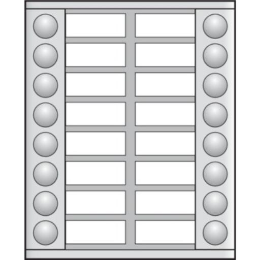 Uitbreiding Audio opb. 2x8 drukkn. 10-116-01 afbeelding 2
