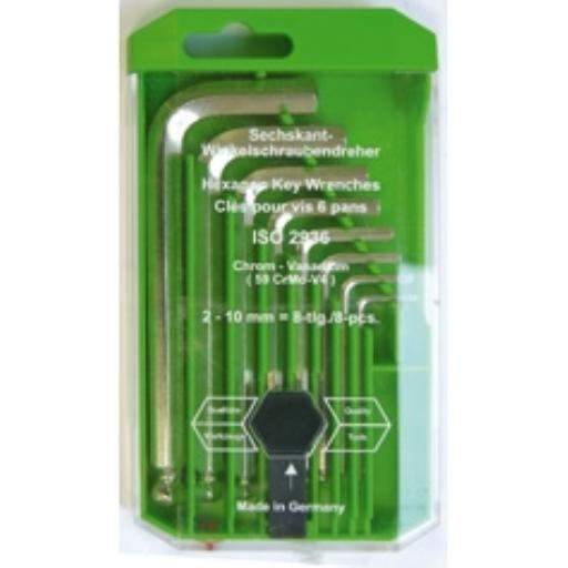 HAUPA 100915 INBUS SLEUTEL SET 8 DELIG afbeelding 2