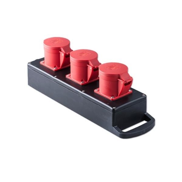 KERAF 19325 VERDEELBLOK 3XCEE32A 5P RUBBER afbeelding 2
