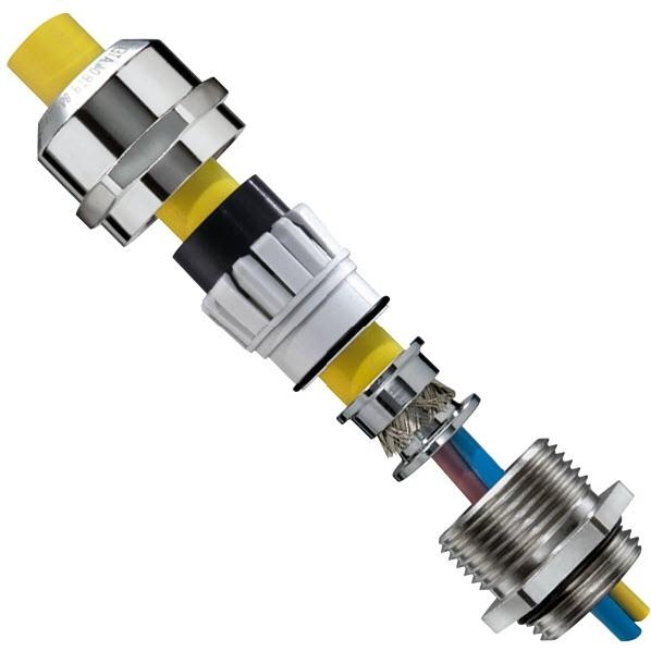 WISKA EMSKE-40 EMV-Z WARTEL MESSING M40 EXE IP68 afbeelding 2