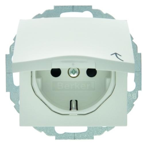 BERKER 47441909 SCHUKO-WANDCONTACTDOOS MET KLA afbeelding 2