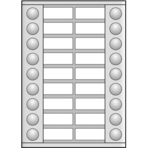 Uitbreiding Audio opb. 2x9 drukkn. 10-118-01 afbeelding 2