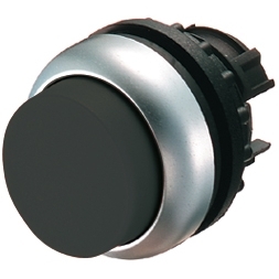 EATON M22-DRH-S DRUKKNOP HOOG ZWART VAST afbeelding 2