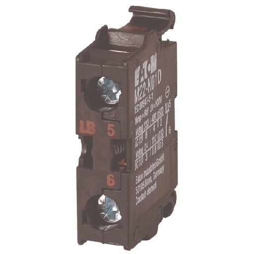 EATON M22-K01D CONTACTELEMENT 1VS FRONTBEVEST afbeelding 2
