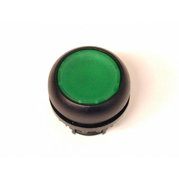 EATON M22S-D-G DRUKKNOP VLAK GROEN TERUGVEREN afbeelding 2