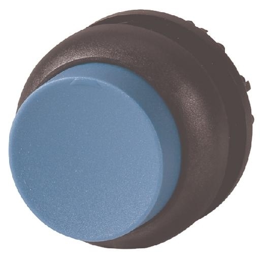 EATON M22S-DH-B DRUKKNOP HOOG BLAUW TERUGVEREN afbeelding 2