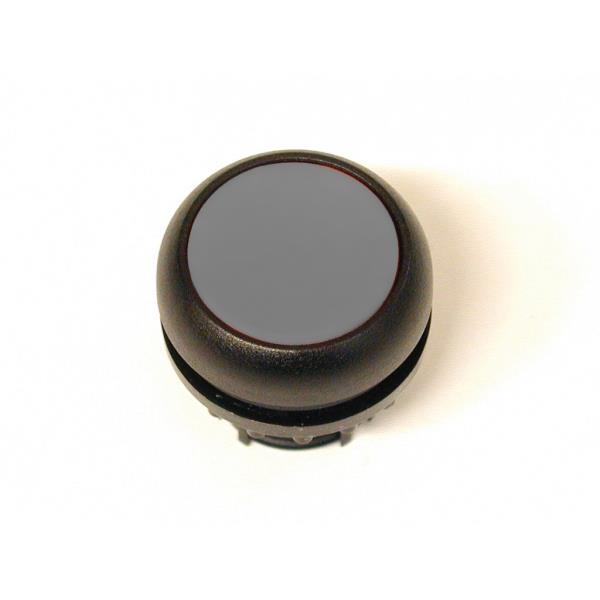 EATON M22S-D-S-X0 DRUKKNOP VLAK ZWART 0 TERUGVER afbeelding 2