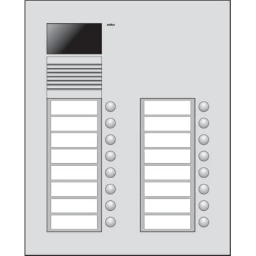 Buitenpost inb. A/V kleur 2x8 drukkn. 10-316 afbeelding 2