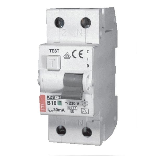 ETI KZS-2M C 25A 30MA AARDLEKAUT. KZS-2M C 25A 30M afbeelding 2