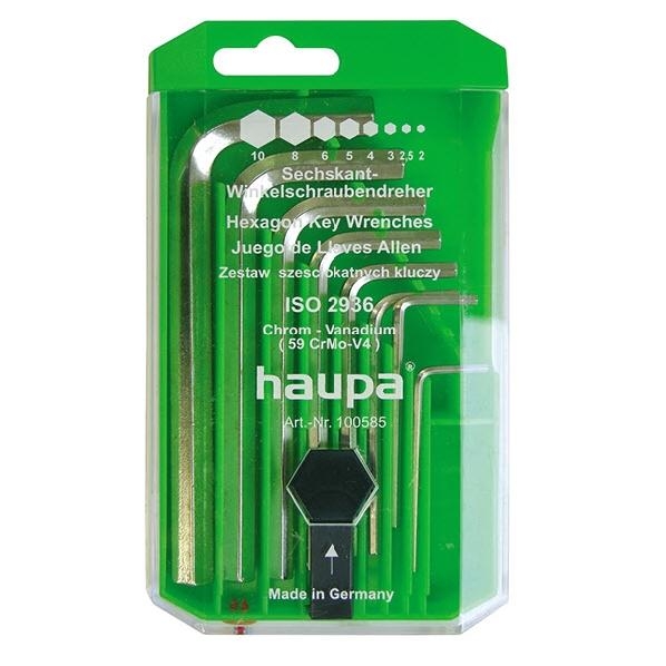 HAUPA 100585 ZESKANT INBUSSLEUTELSET 8-DELI afbeelding 2