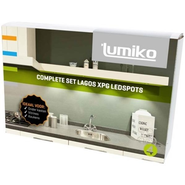 KLEMKO LAGOS-XPG-KIT4 LEDSPOT PAKKET LAGOS COMPLEE afbeelding 2