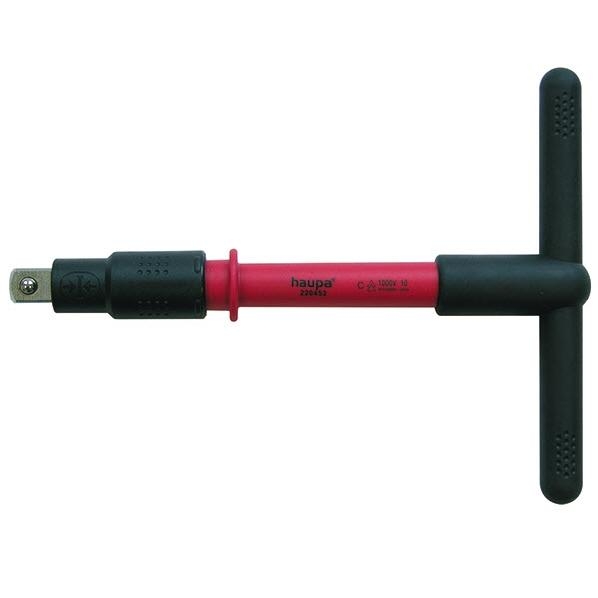 HAUPA 220452 T-OPSTEEKSLEUTEL 1000 V 1/2 EC afbeelding 2