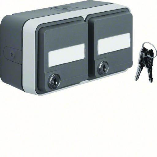 BERKER 47893525 WCD SLEUTEL(?) 2-V +BEHUIZING afbeelding 2