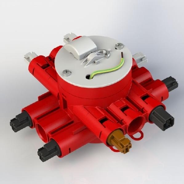 ATTEMA CHS75R-EV3-BW CENT DS STEKERB 4X1P 3 AANSL afbeelding 2