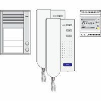 Audiokit 2v (voed./telef./buitenpost) opb 10-055 afbeelding 2