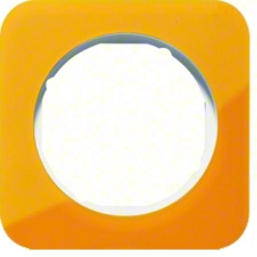 BERKER 10112339 RAAM 1-V R.1 ORANJE ACRYL/PW afbeelding 2