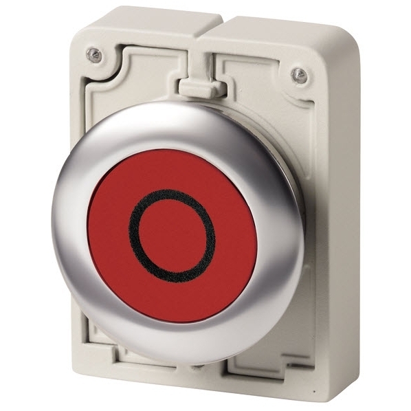 EATON M30C-FD-R-X0 DRUKKNOP 30MM VLAK ROOD O TERU afbeelding 2