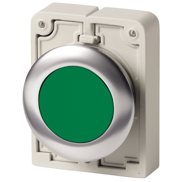 EATON M30C-FDR-G DRUKKNOP 30MM VLAK GROEN VAST afbeelding 2
