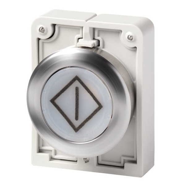 EATON M30C-FDL-W-X100 SIGNAALDRUKKNOP 30MM VLAK WI afbeelding 2