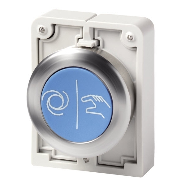 EATON M30C-FD-B-X217 DRUKKNOP 30MM VLAK MET TEKST afbeelding 2