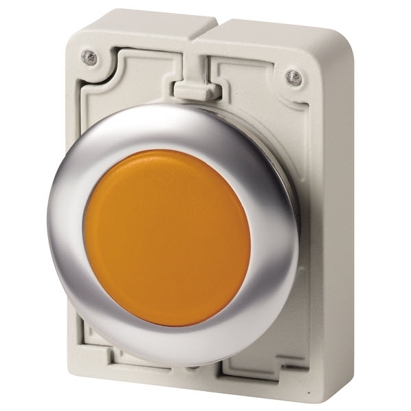 EATON M30C-FL-A SIGNAALLAMP 30MM VLAK AMBER afbeelding 2