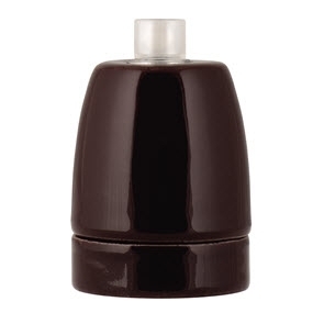 BAILEY 139705 LAMPHOLDER PORCELAIN E27 BROWN afbeelding 2