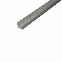 Aluminium goot voor 13 mm lichtslang (2 meter)