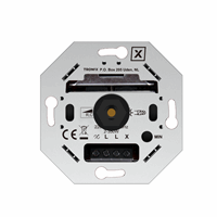 LED dimmer 2-350W universeel toepasbaar in bestaande hotelschakeling draaidruk dimmer Tronix 215-131