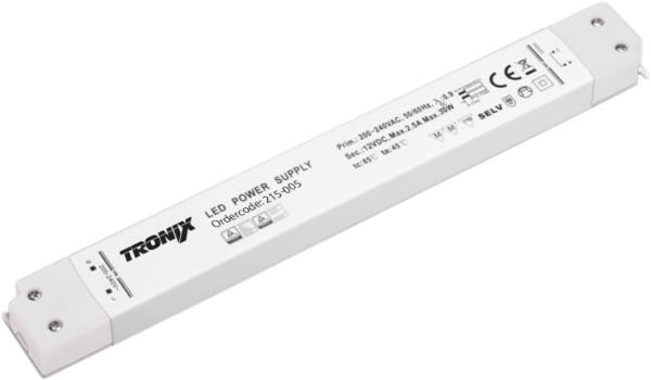 TRONIX 215-005 DRIVER 12V 30W SLIM TYPE IND afbeelding 2